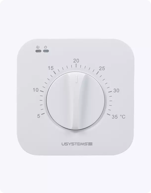 Поворотный термостат TWL-3 24В USYSTEMS для систем отопления на безопасном напряжении базовое решение